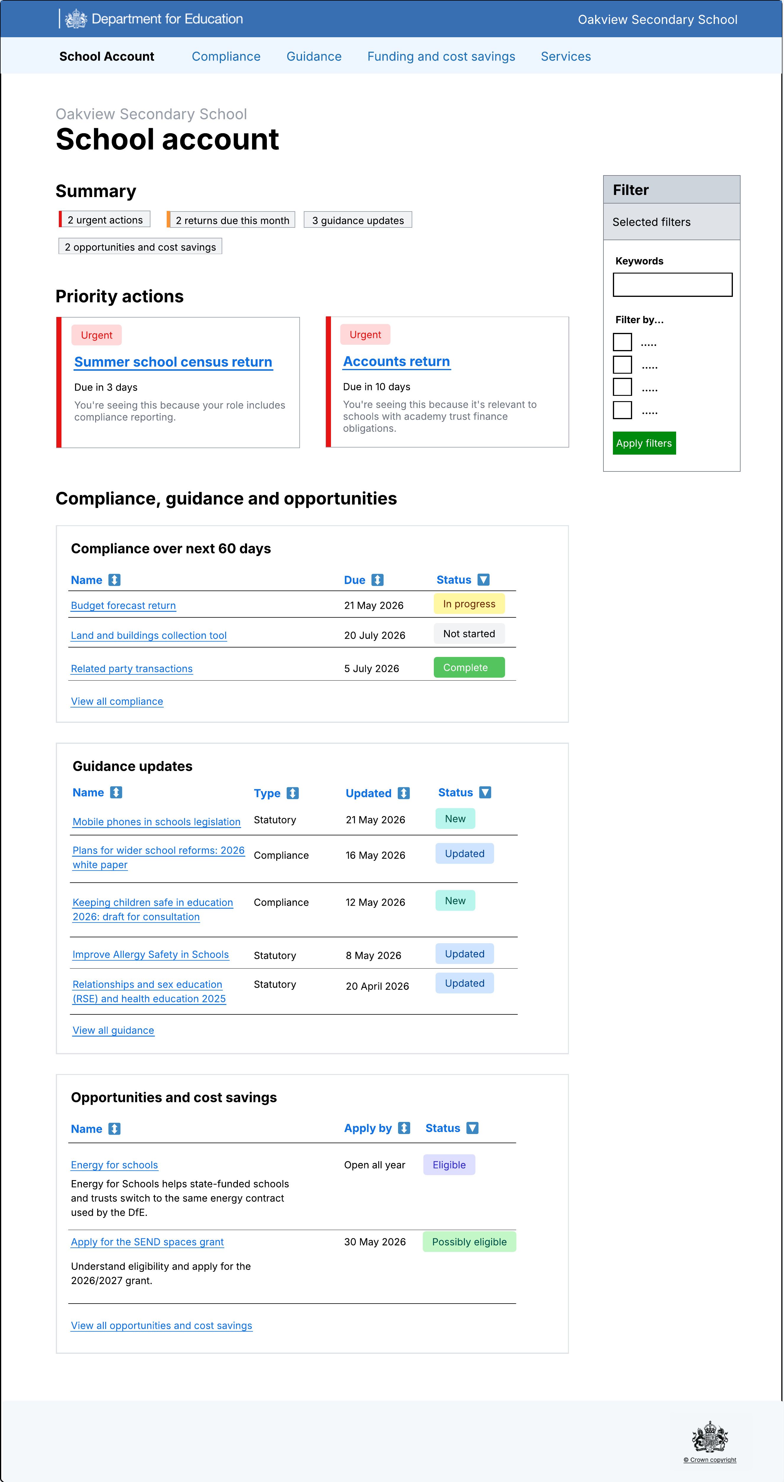 A taskled approach to IA on the homepage