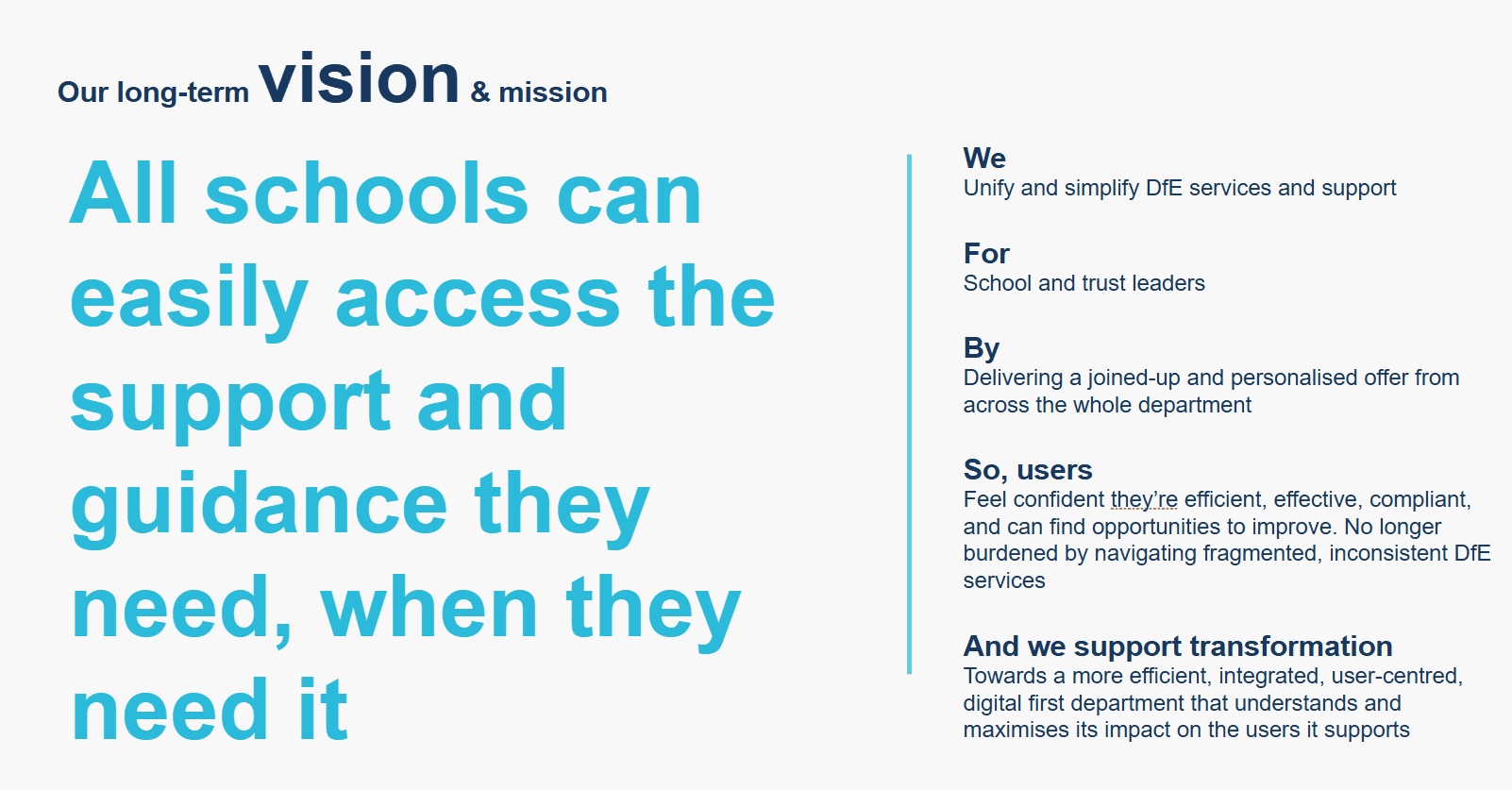 School Account - vision
