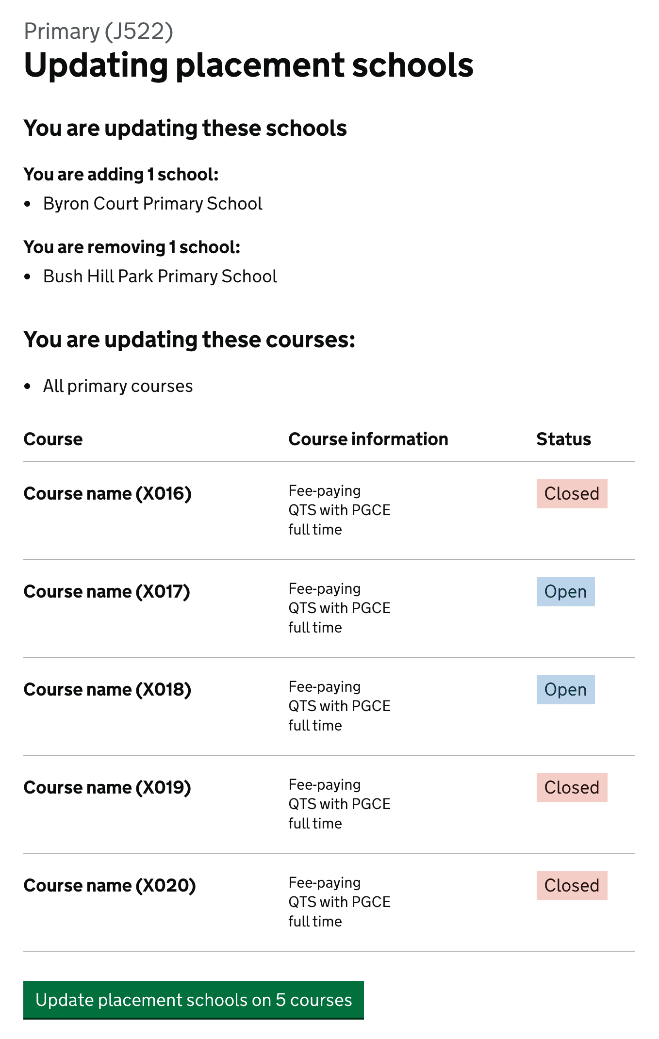 Final confirmation step